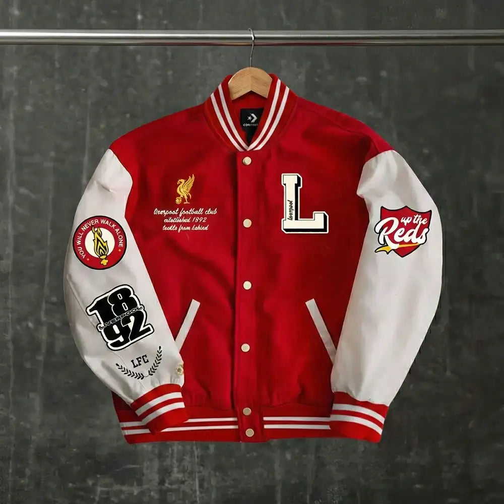 Liverpool Embroidered Varsity Jacket