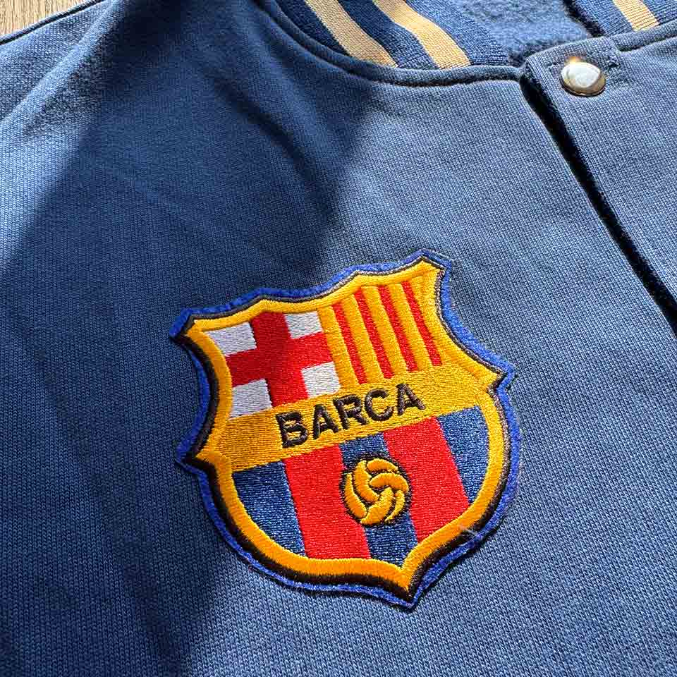 Barcelona Embroidered Varsity Jacket