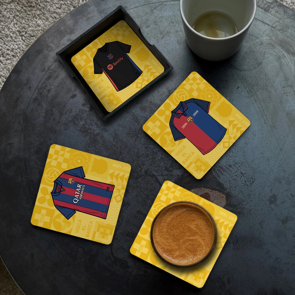 Barcelona Football Coasters (Set of 6)