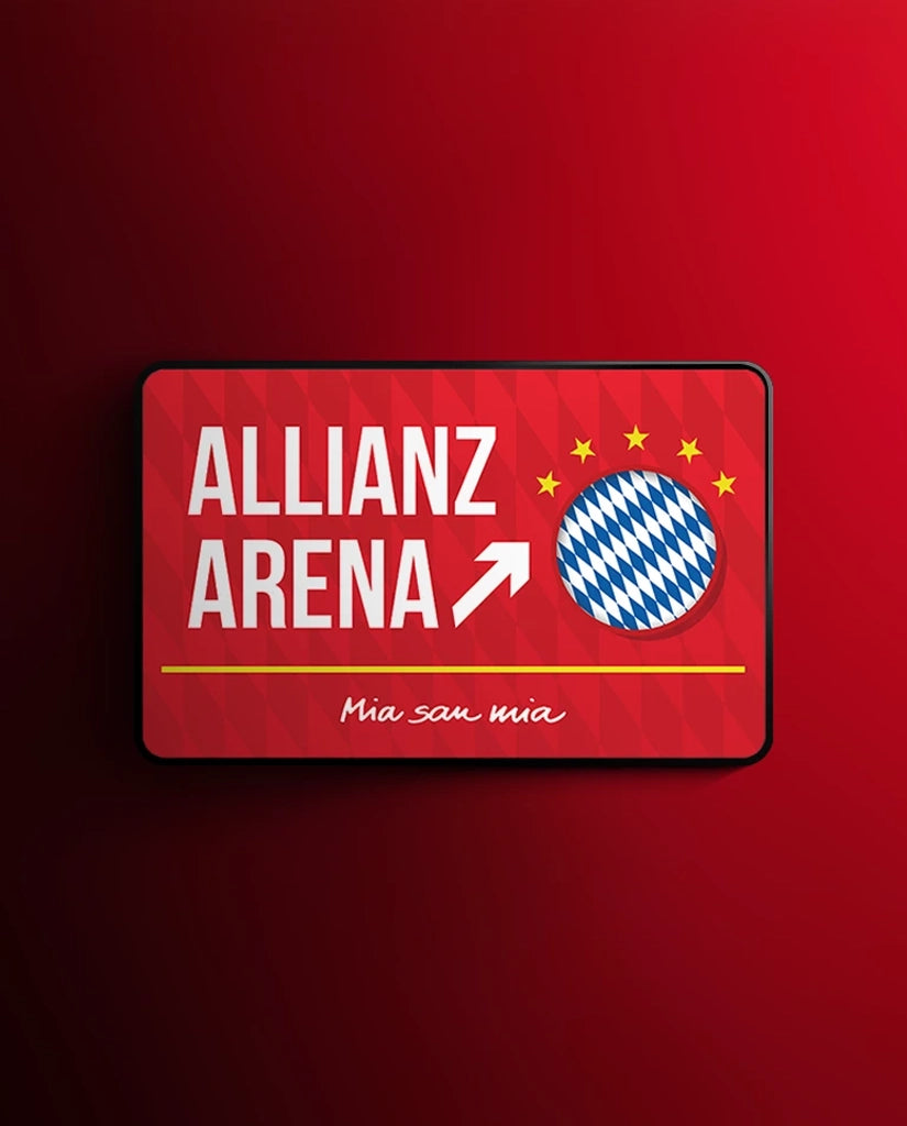 Allianz Arena Street Sign