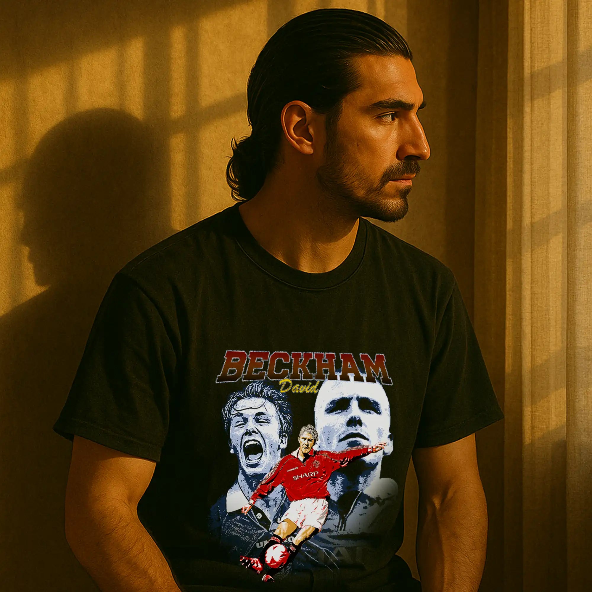 David Beckham Vintage Oversize Tee