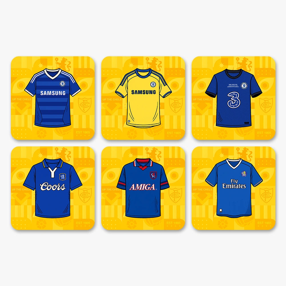Chelsea Football Coasters (Set of 6)