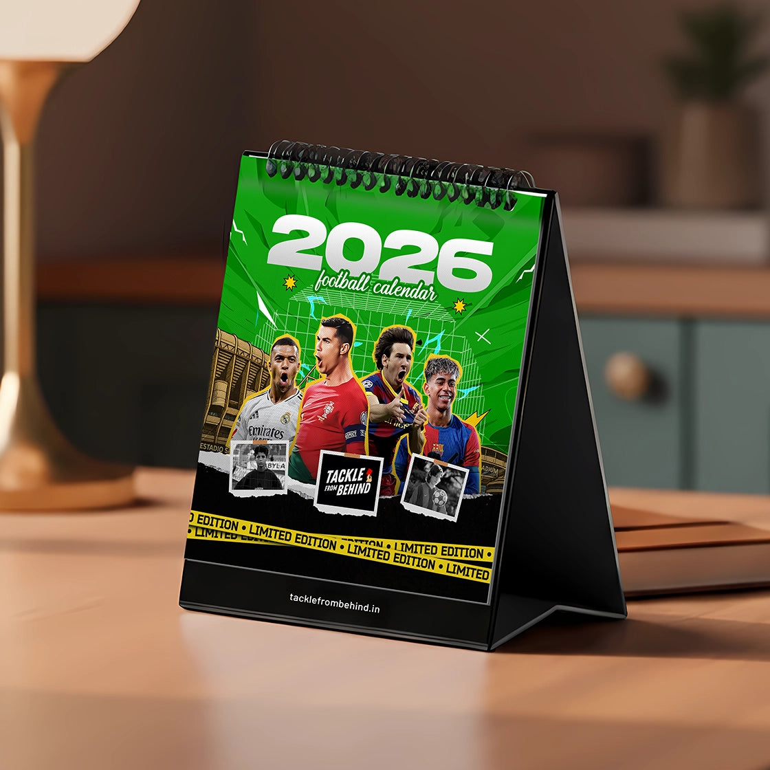 2026 Football Desk Calendar & Planner - Motivational