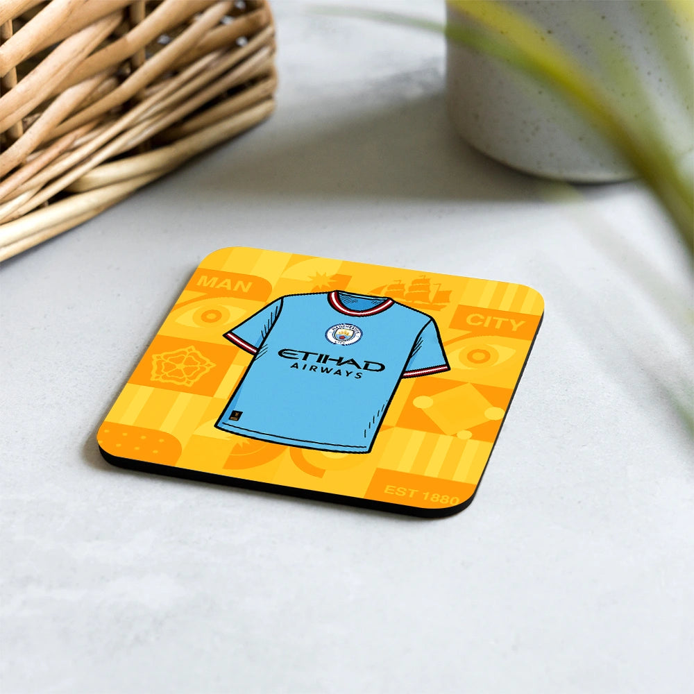 Manchester Ctiy Football Coasters (Set of 6)