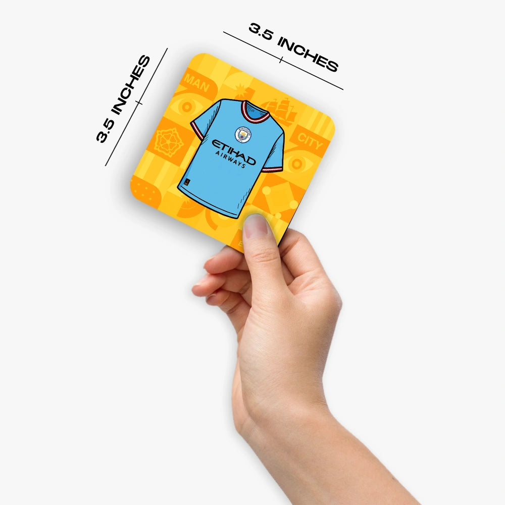 Manchester Ctiy Football Coasters (Set of 6)