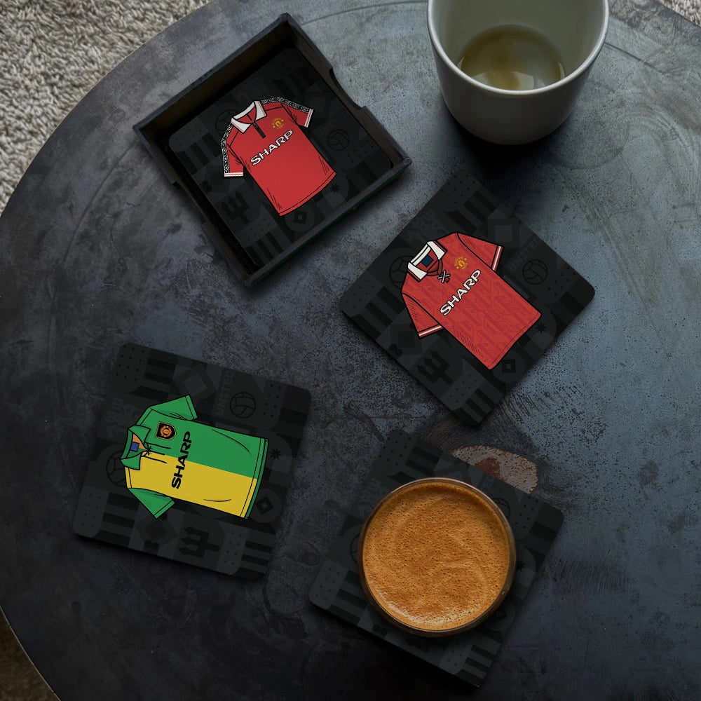 Manchester United Football Coasters (Set of 6)