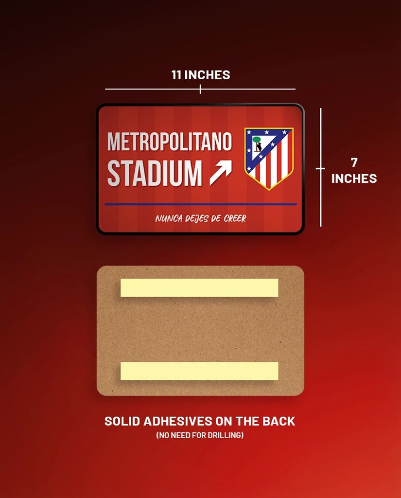 Atletico Madrid Street Sign