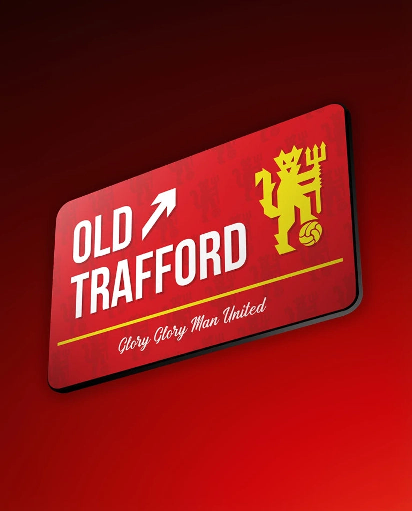Old Trafford Street Sign