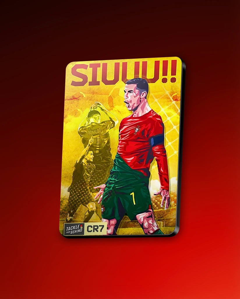 Cristiano Ronaldo SIUUU Fridge Magnet