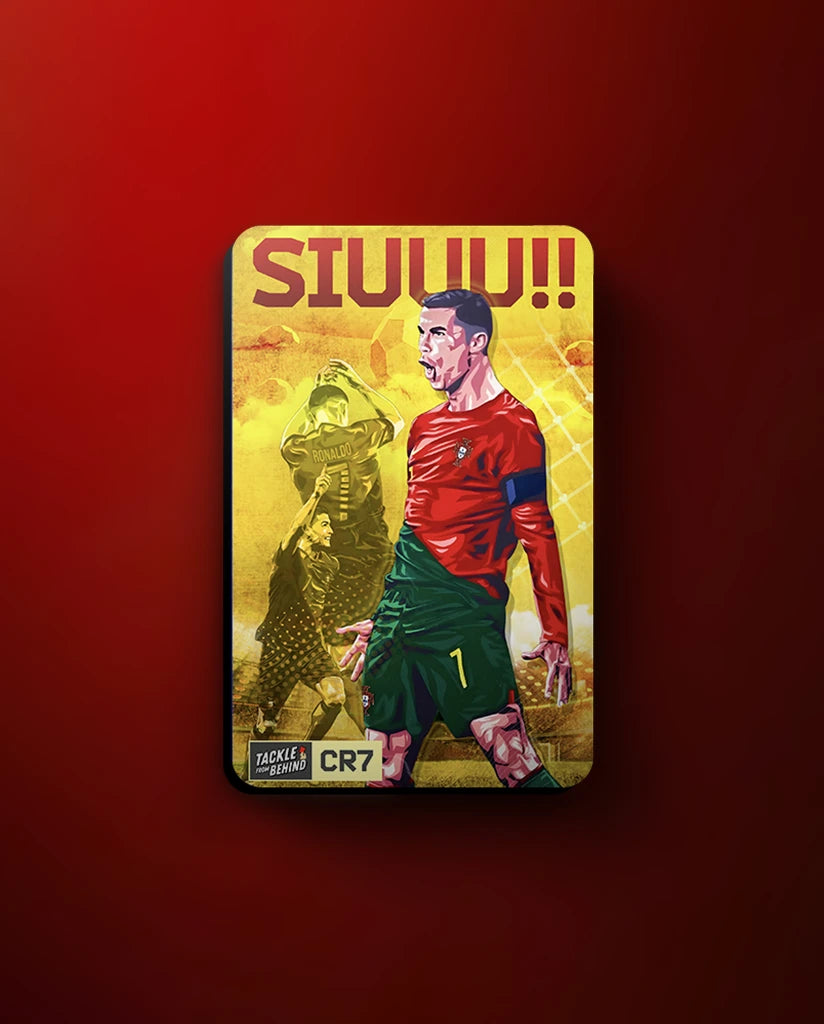 Cristiano Ronaldo SIUUU Fridge Magnet