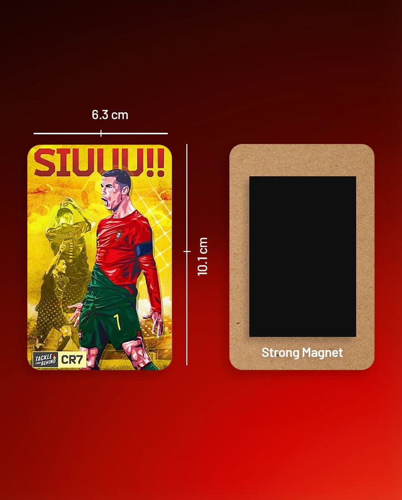 Cristiano Ronaldo SIUUU Fridge Magnet