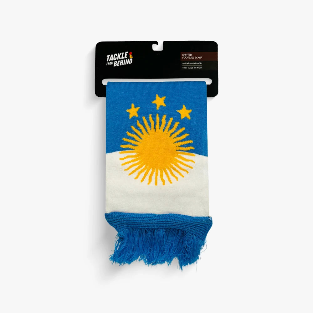 Argentina Knitted Football Scarf