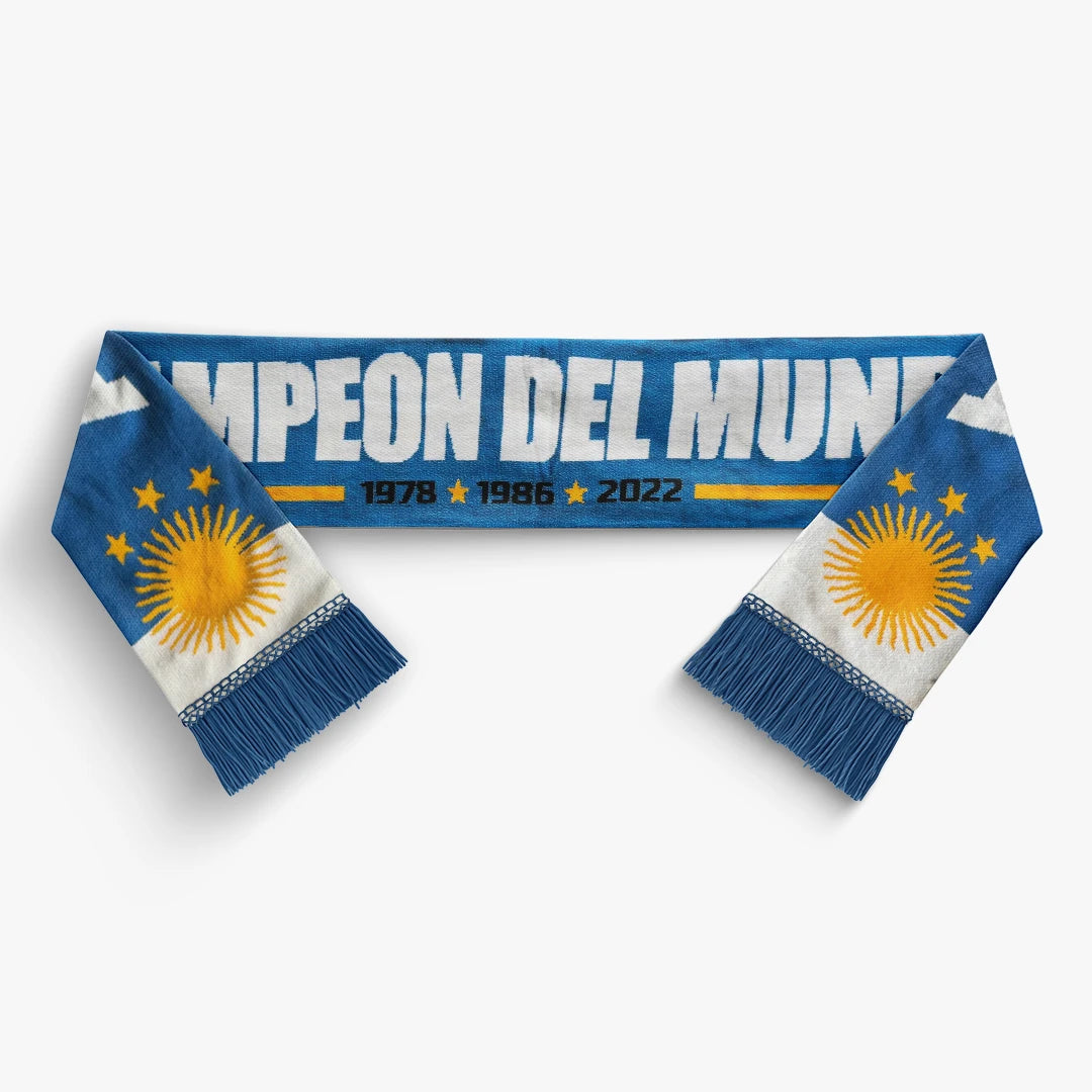 Argentina Knitted Football Scarf