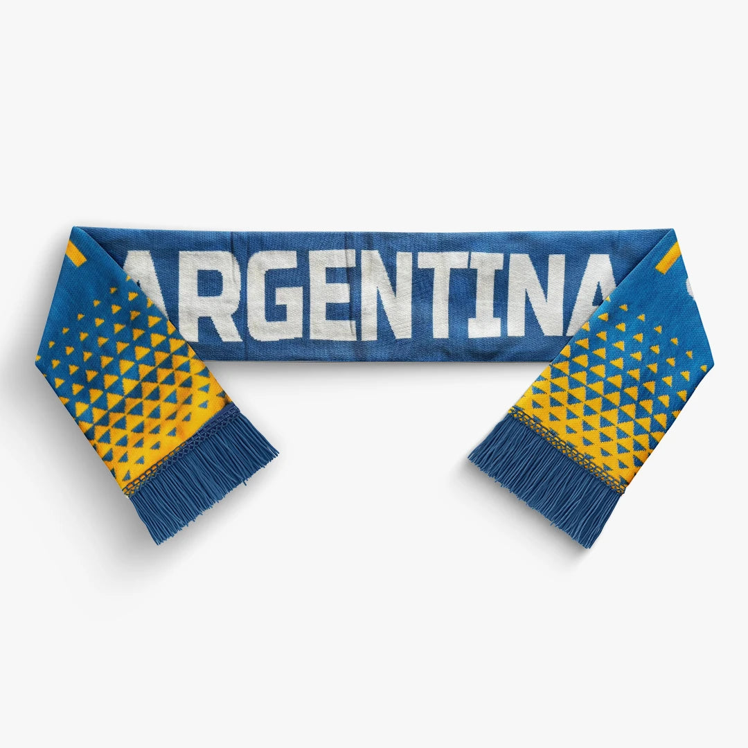 Argentina Knitted Football Scarf