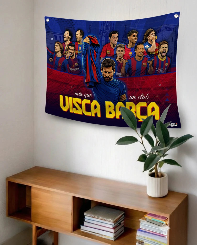 Barcelona - Premium Canvas Flag