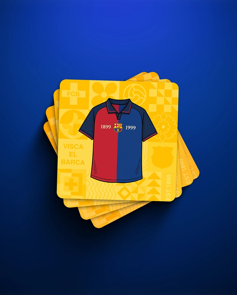 Barcelona Football Coasters (Set of 6)