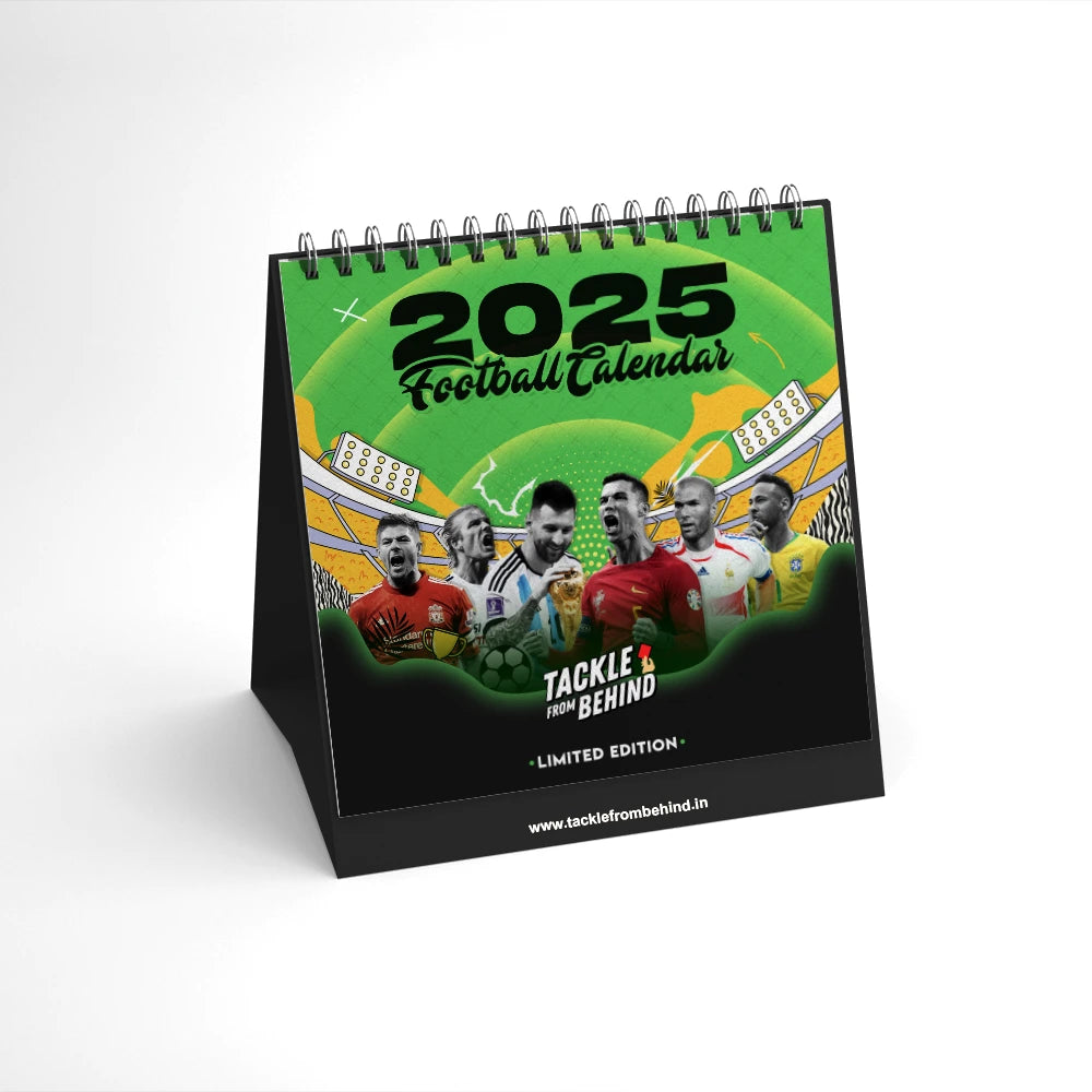 2025 Football Desk Calendar & Planner - Motivational