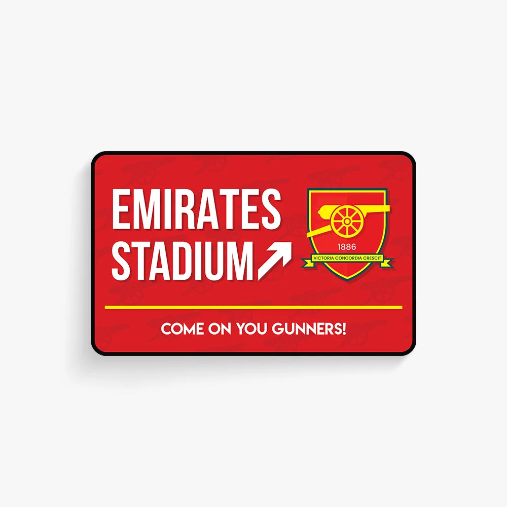 Emirates Stadium Door Sign