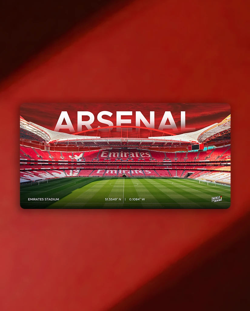 Arsenal Desk Mat and Mouse Pad