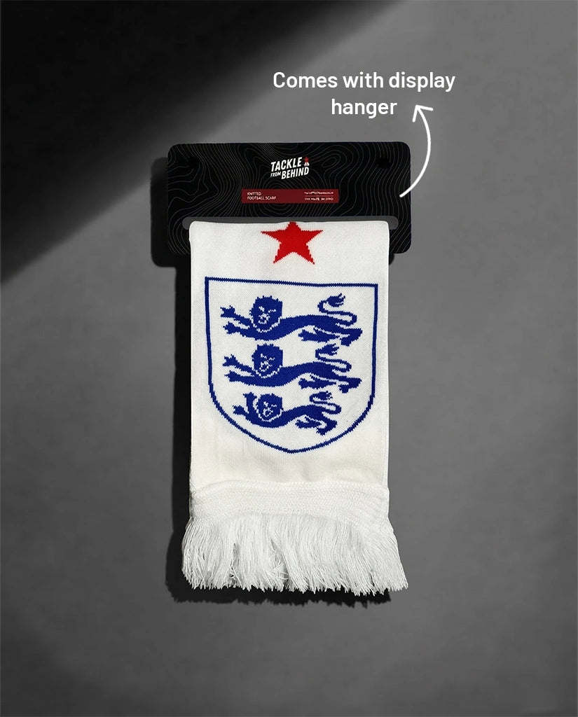 England Knitted Football Scarf