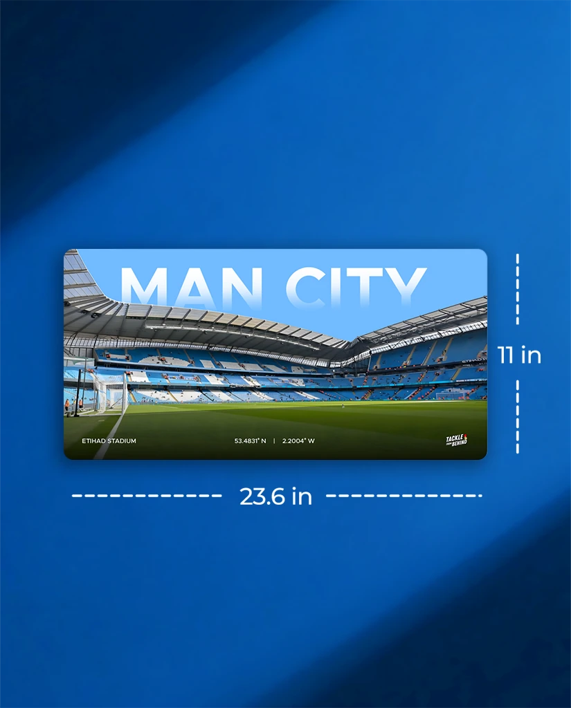 Manchester City Desk Mat and Mouse Pad
