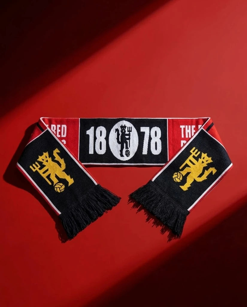 Man United Knitted Football Scarf