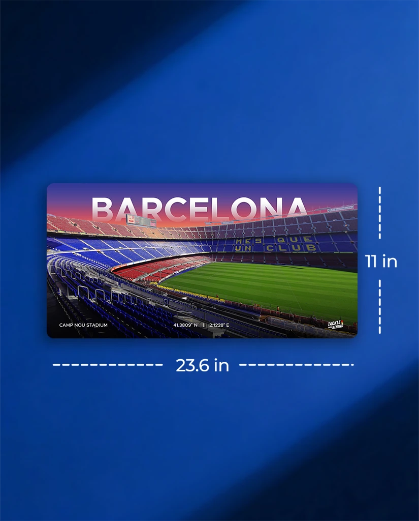Barcelona Desk Mat and Mouse Pad