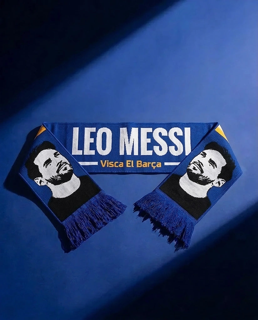 Lionel Messi - Barcelona Knitted Scarf