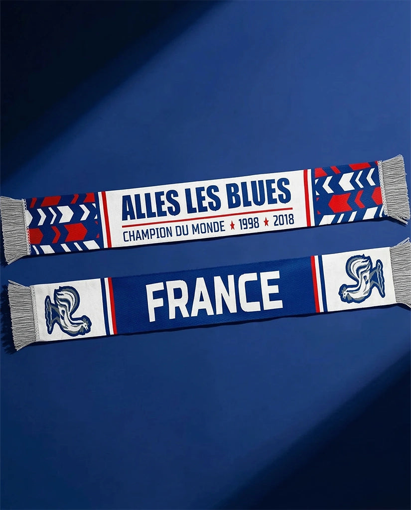 France Knitted Football Scarf