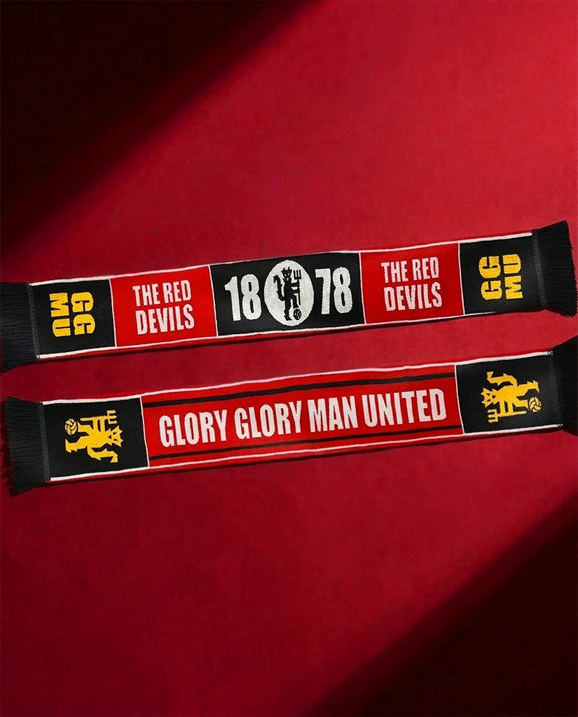 Man United Knitted Football Scarf