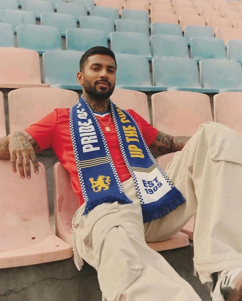 Chelsea Knitted Football Scarf