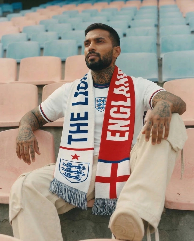 England Knitted Football Scarf