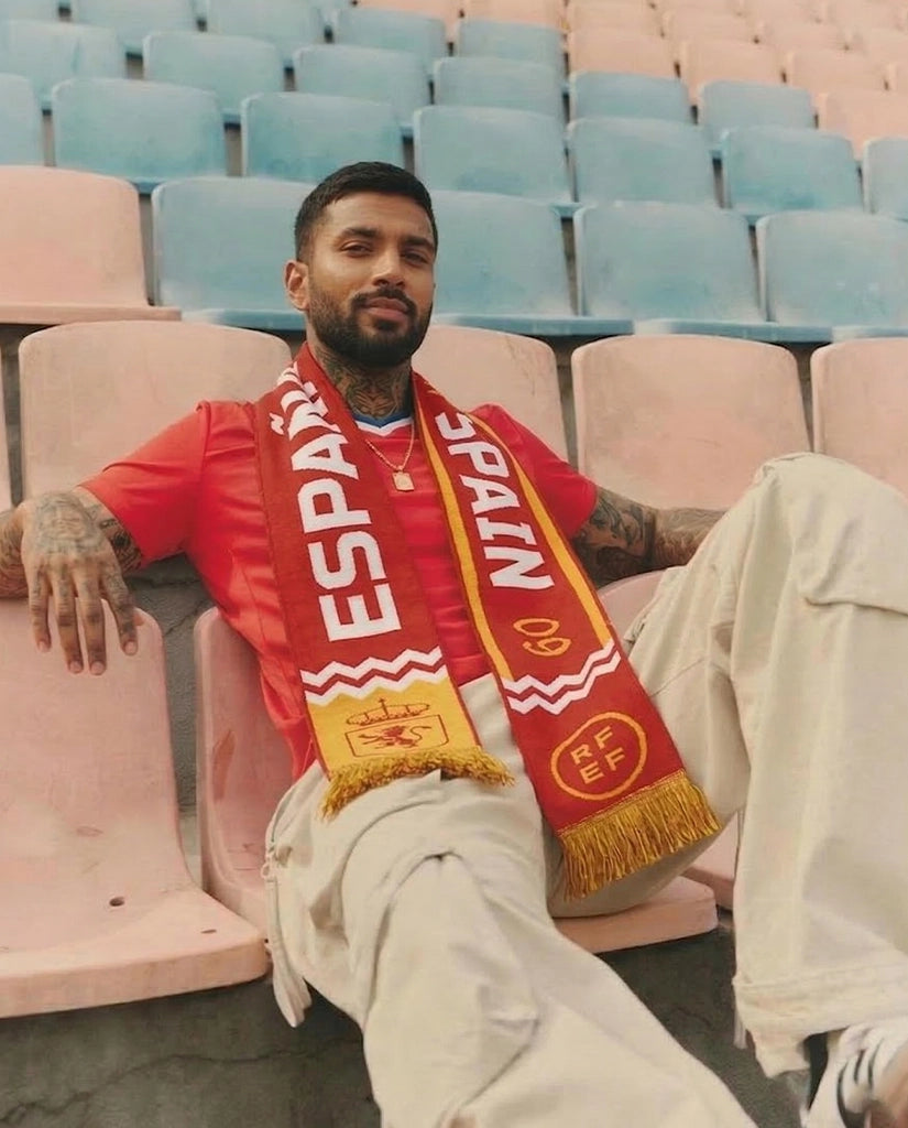 Spain Knitted Football Scarf