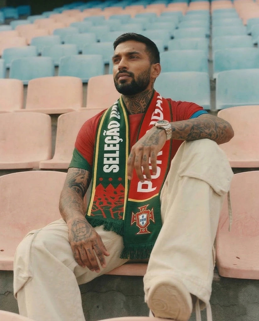 Portugal Knitted Football Scarf