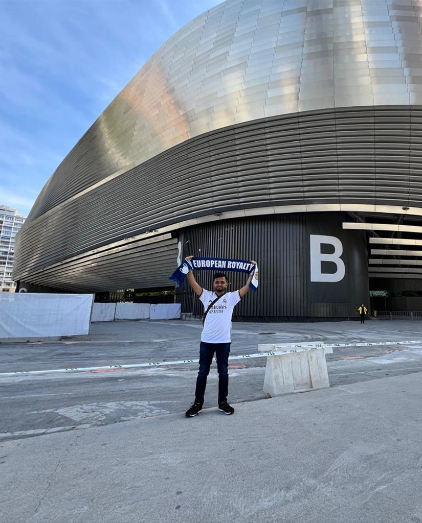 Real Madrid Knitted Football Scarf