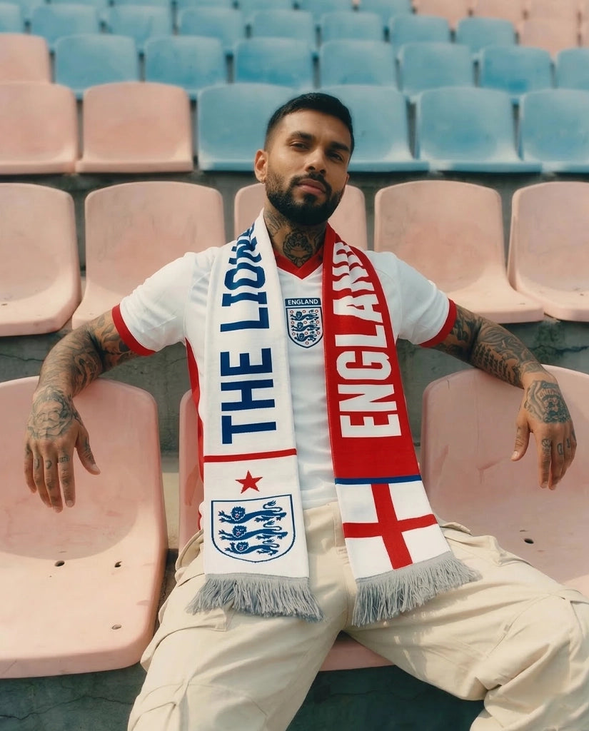 England Knitted Football Scarf