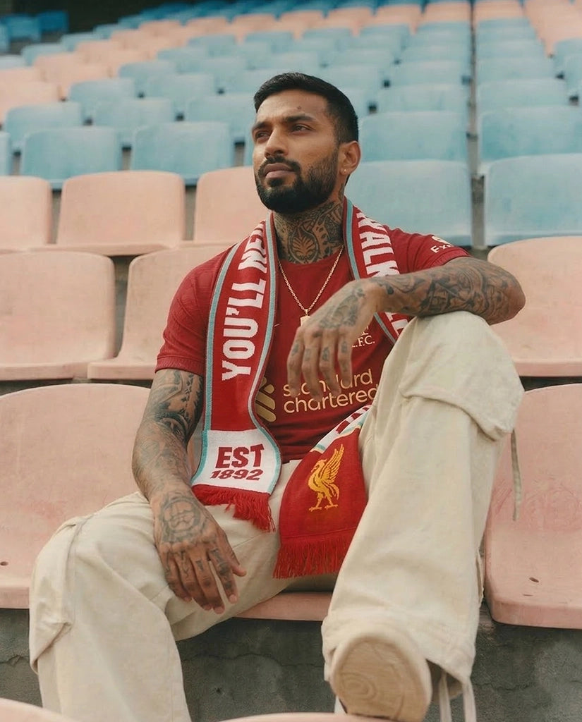 Liverpool Knitted Football Scarf