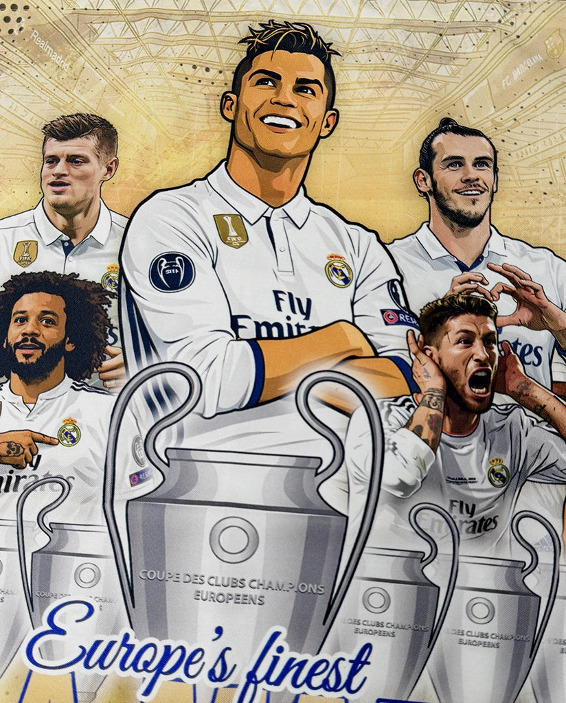 Real Madrid - Premium Canvas Flag