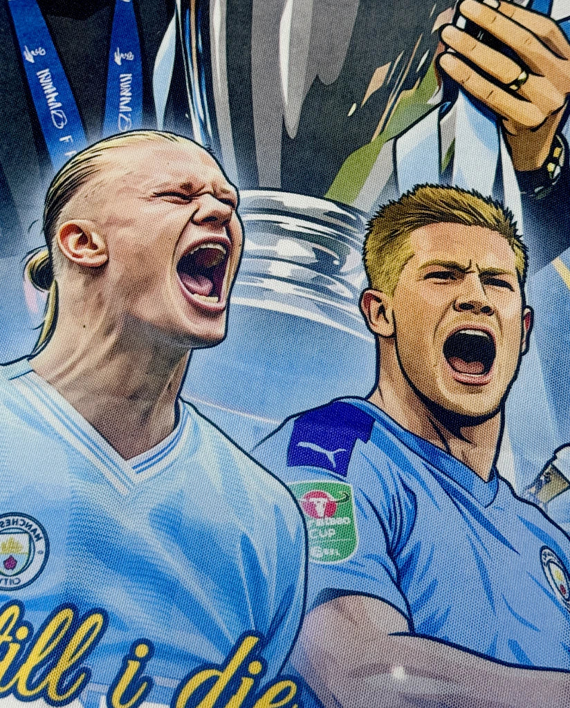 Manchester City - Premium Canvas Flag