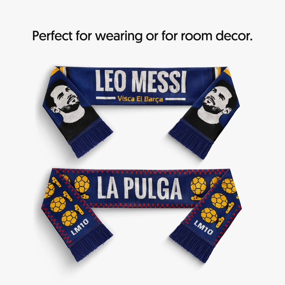 Lionel Messi - Barcelona Knitted Scarf