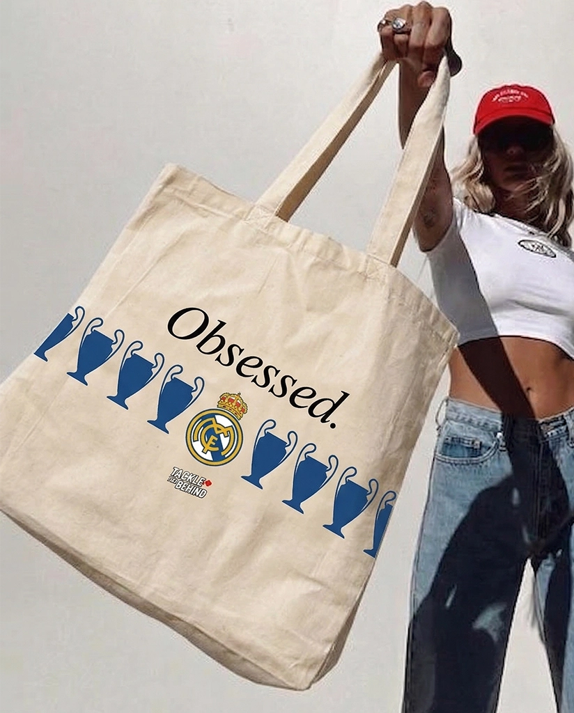 Real Madrid Canvas Tote Bag - UCL Obsessed