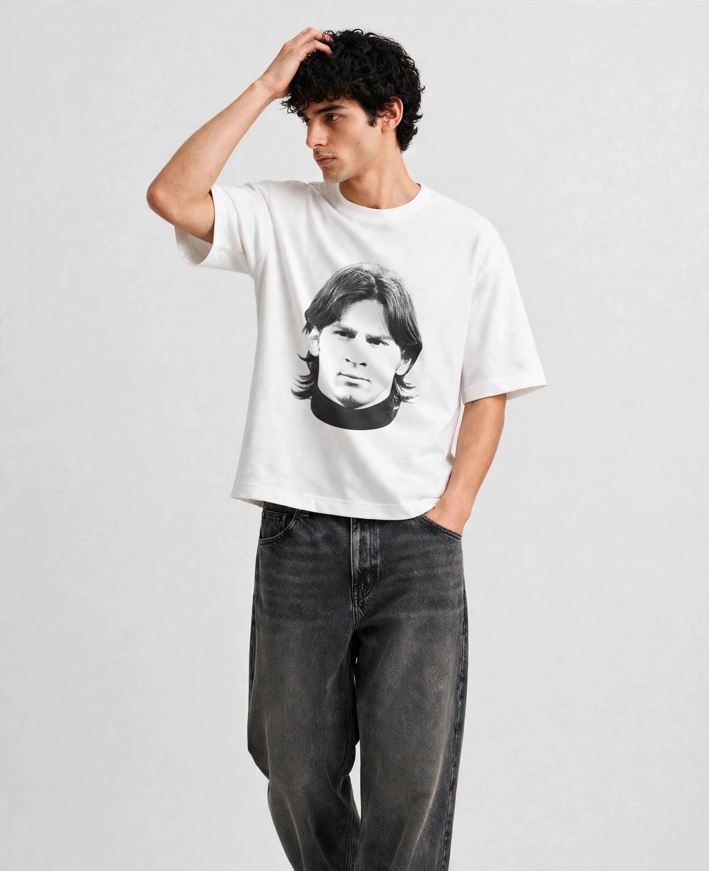 Lionel Messi Vintage Oversize Tee