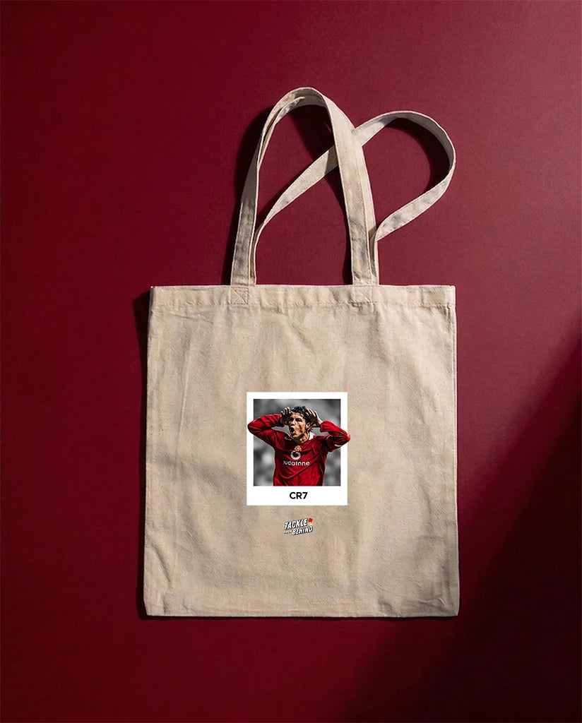 Ronaldo Man United Canvas Tote Bag