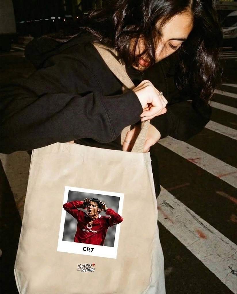 Ronaldo Man United Canvas Tote Bag