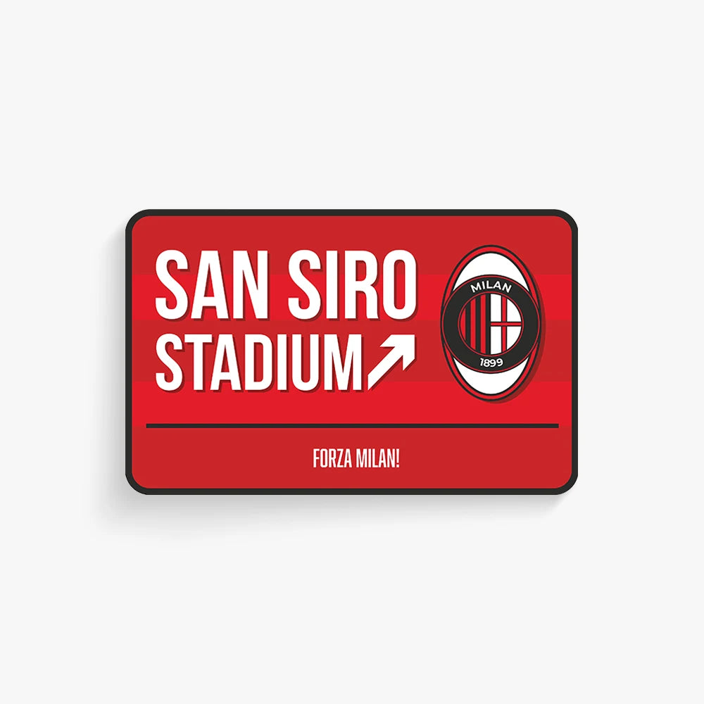 San Siro Door Sign