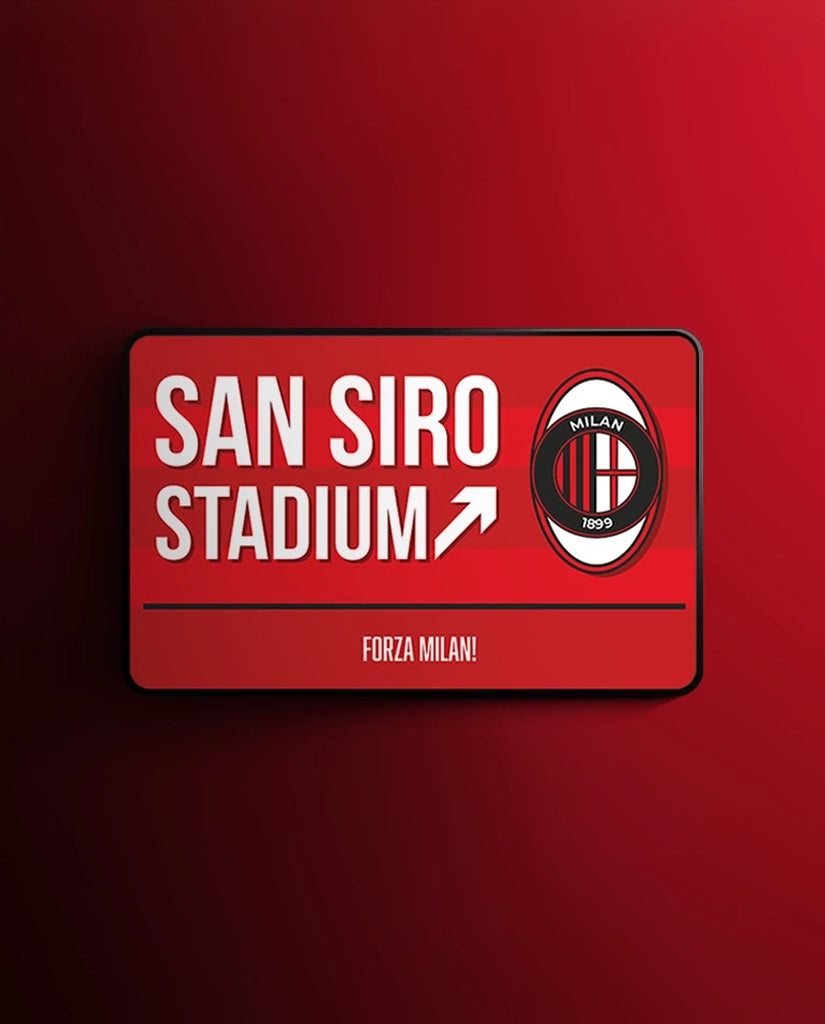 San Siro Street Sign
