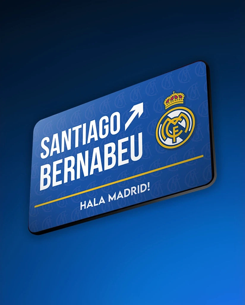 Santiago Bernabeu Street Sign