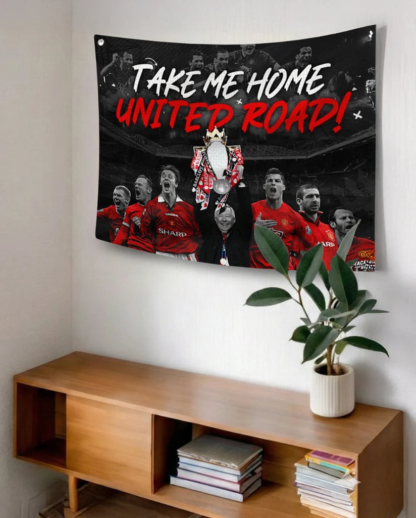 Manchester United - Premium Canvas Flag