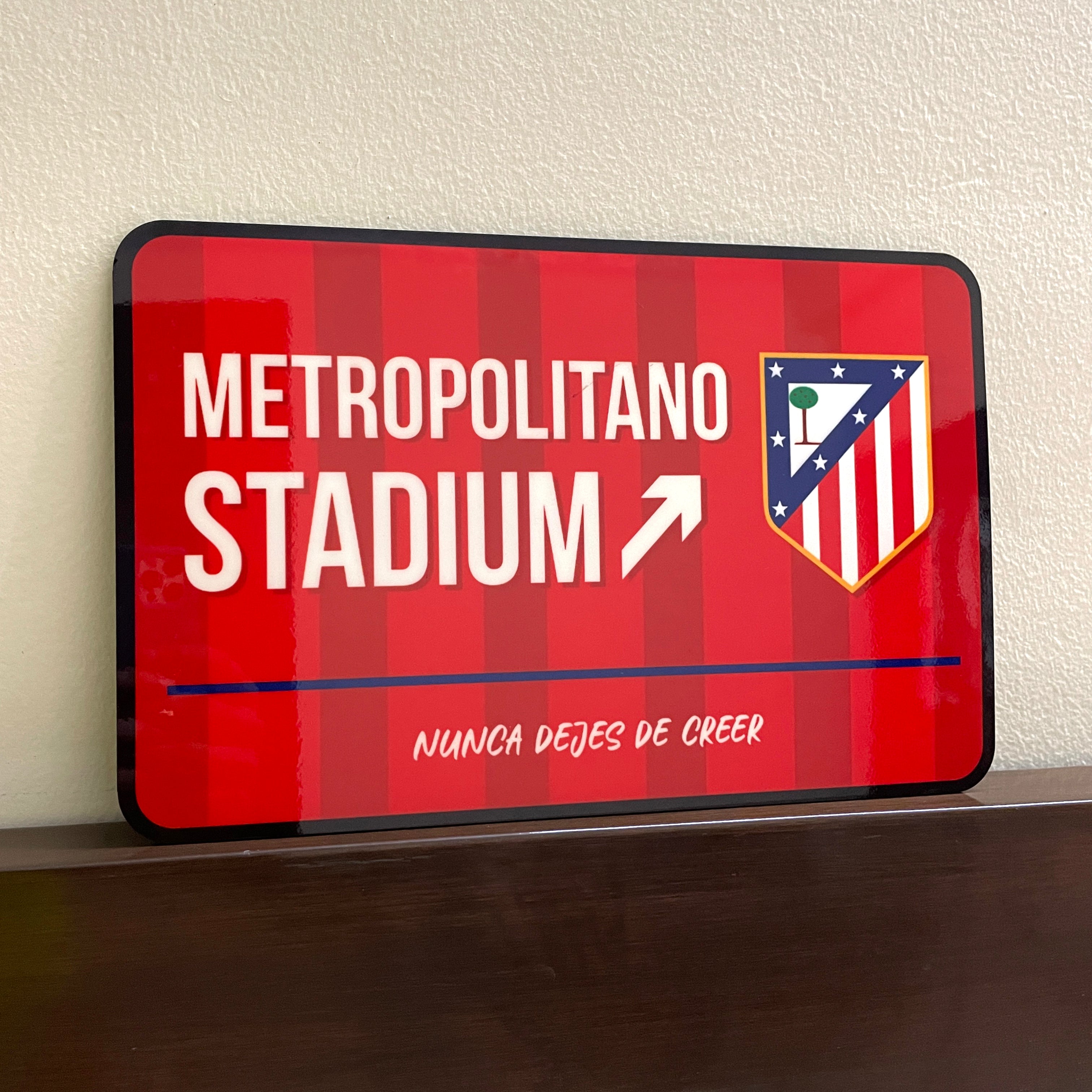 Atletico Madrid Door Sign