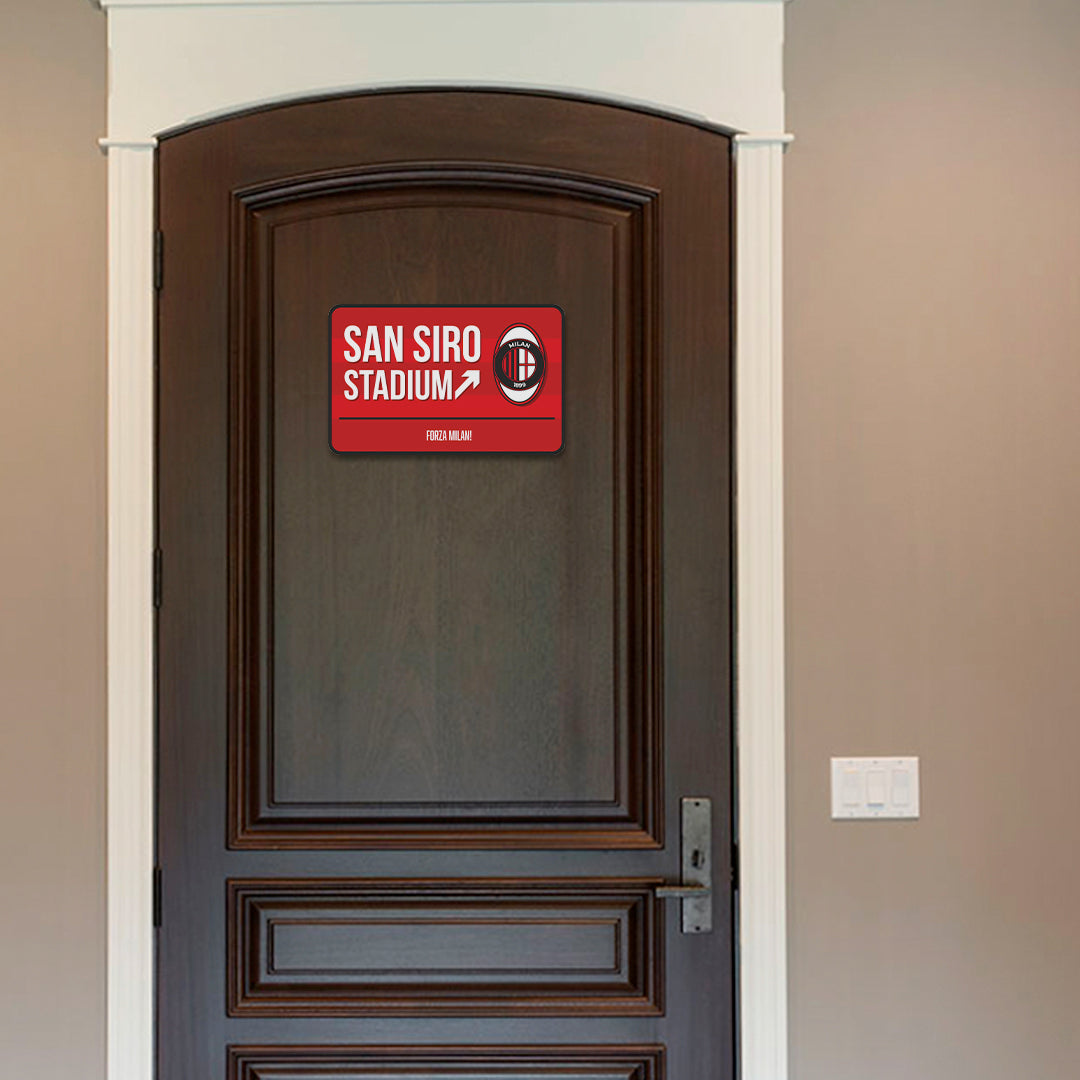 San Siro Door Sign